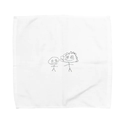 あっくん(5さい)の絵 Towel Handkerchief