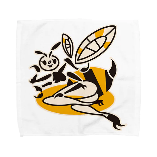 蜂ガール Towel Handkerchief