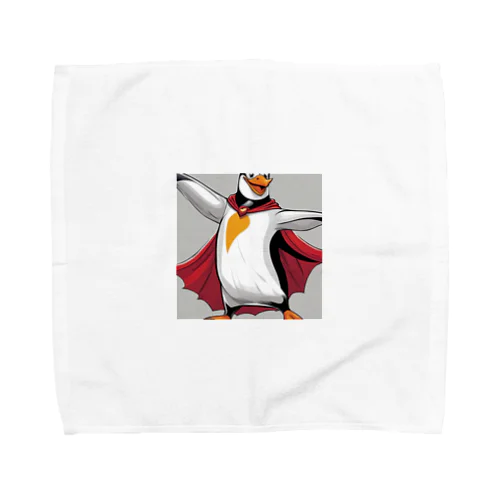 スーパーヒーローペンギン A  Towel Handkerchief