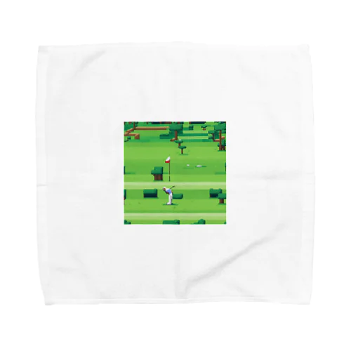 ゴルフをするゴリラ Towel Handkerchief