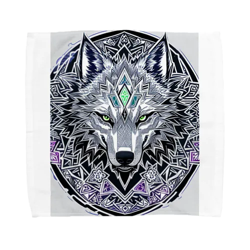 月光の守護者、狼の紋章 Towel Handkerchief