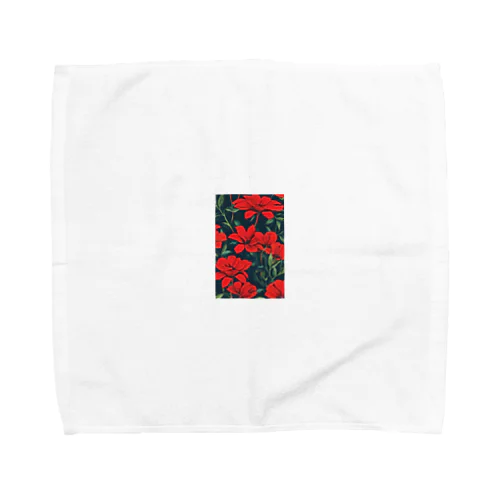 赤花 Towel Handkerchief