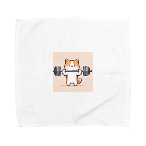 アームカール猫 Towel Handkerchief