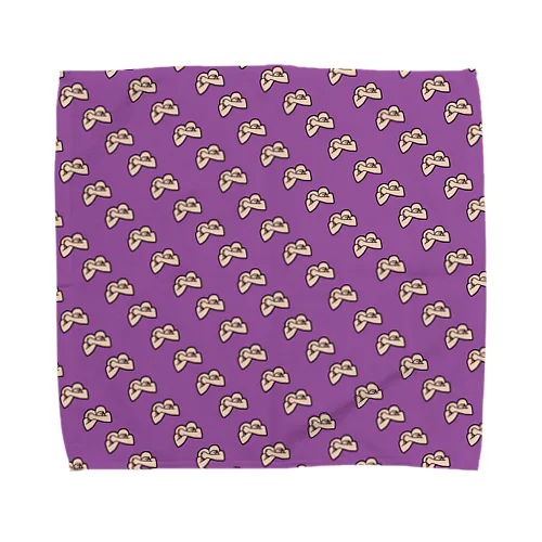 TEBBBURA(PURPLE) Towel Handkerchief