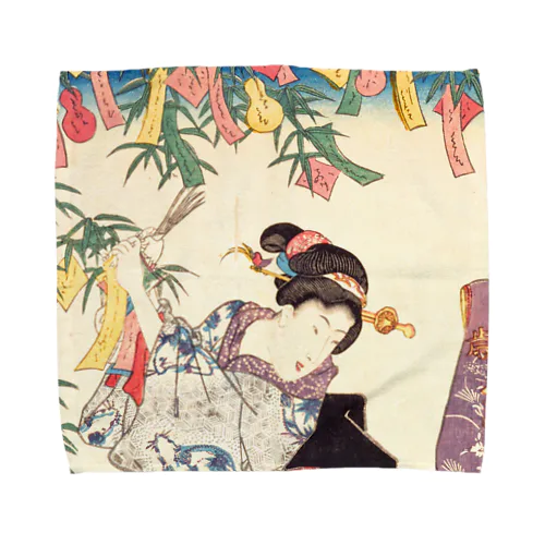 七夕 豊歳五節句遊 / Tanabata Bountiful Year Five Festivals Play Towel Handkerchief