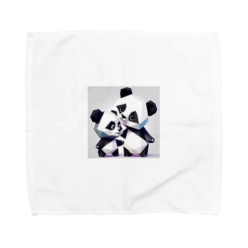 親子パンダ Towel Handkerchief