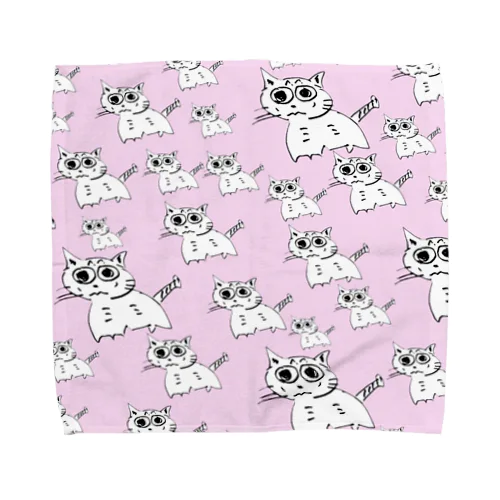 画伯のよれよれなずなちゃん 〜いっぱい〜 Towel Handkerchief