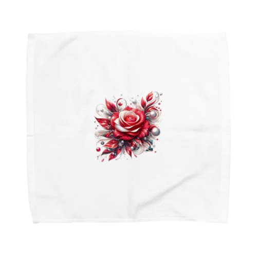 バラ×パール Towel Handkerchief