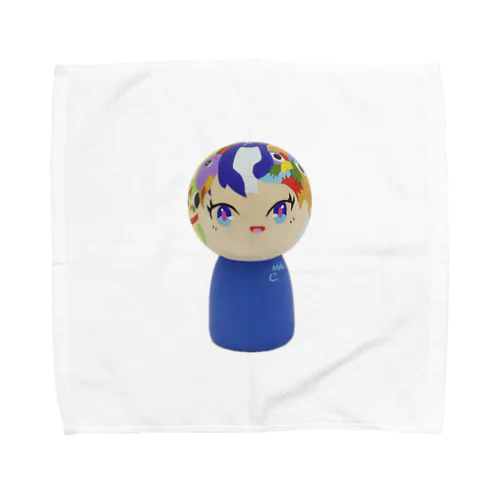 こけしガールズ　あおいちゃん Towel Handkerchief