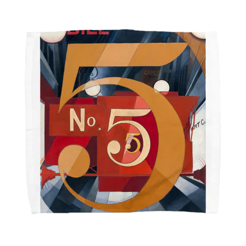 チャールズ・デムス charles demuth No5 金のNo.5 Towel Handkerchief