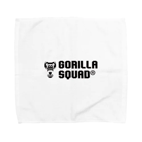 GORILLA SQUAD ロゴ黒 타월 손수건