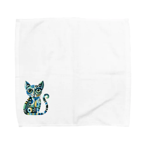 カラフル猫 Towel Handkerchief