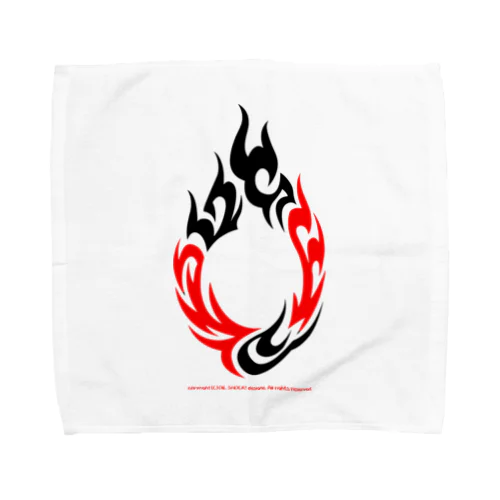 クールなトライバル炎のタトゥーデザイン Towel Handkerchief