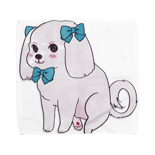 おしゃれなマルチーズ Towel Handkerchief