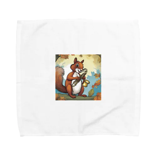 リスがサックスを Towel Handkerchief