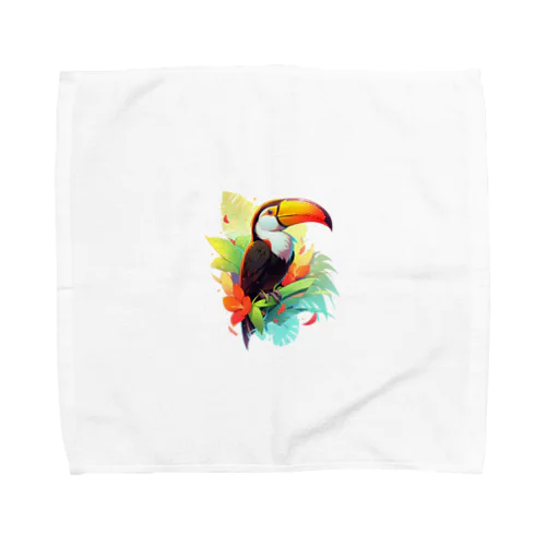 南国の鳥オニオオハシ Towel Handkerchief
