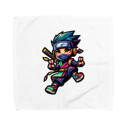 “Digital Ninja” Towel Handkerchief