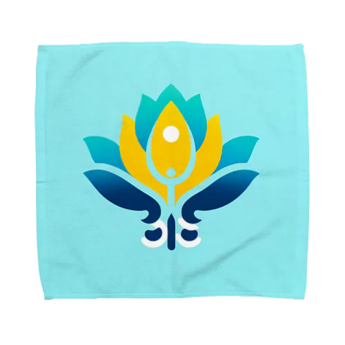 ヨガ用シンプルデザイン Towel Handkerchief