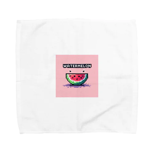 ドット絵「スイカ」 Towel Handkerchief