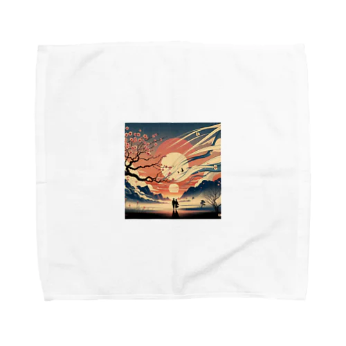 瞬間彩絵 Towel Handkerchief