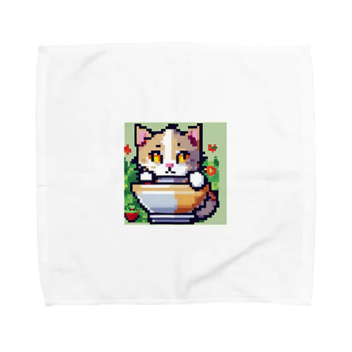 マグカップかくれんぼ猫 Towel Handkerchief