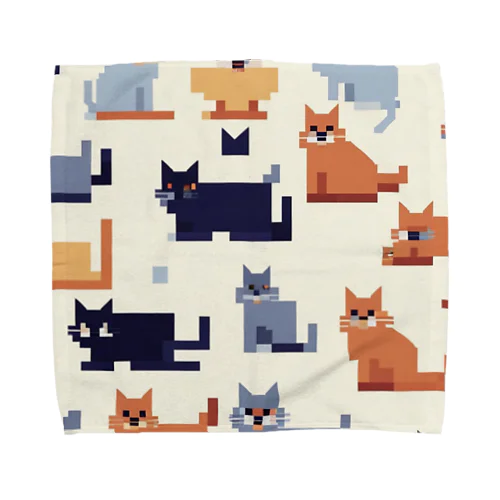 猫の群れ Towel Handkerchief