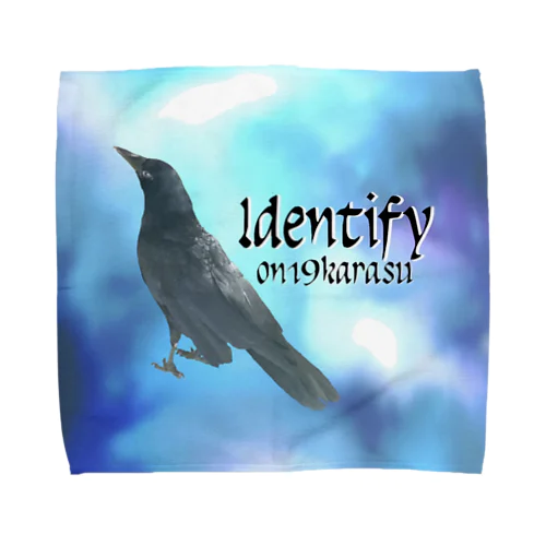 カラスのラビ☆Identify Crow Towel Handkerchief