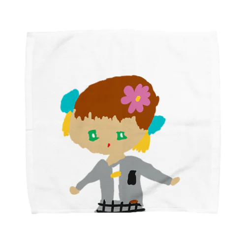 転校してきた女の子 Towel Handkerchief