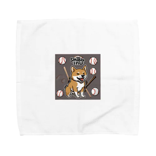 かわいい柴犬グッズ 野球 Towel Handkerchief