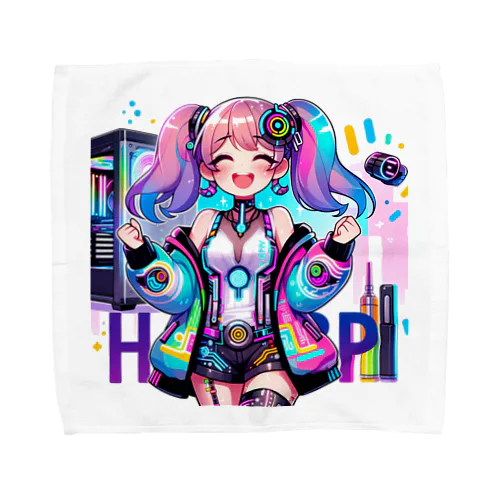 ゲーミング少女ピーシースリー Towel Handkerchief