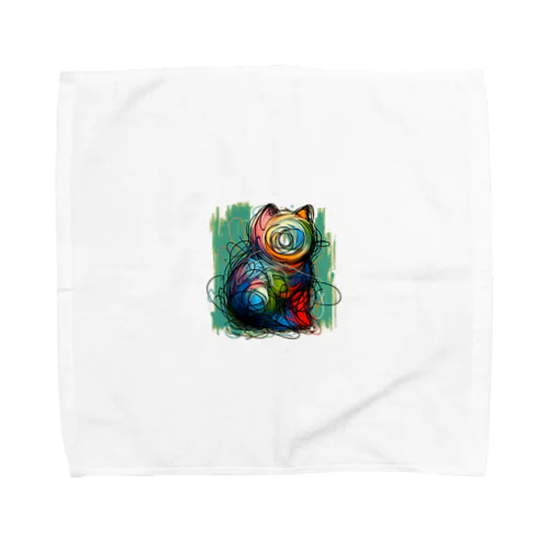 Cat Towel Handkerchief