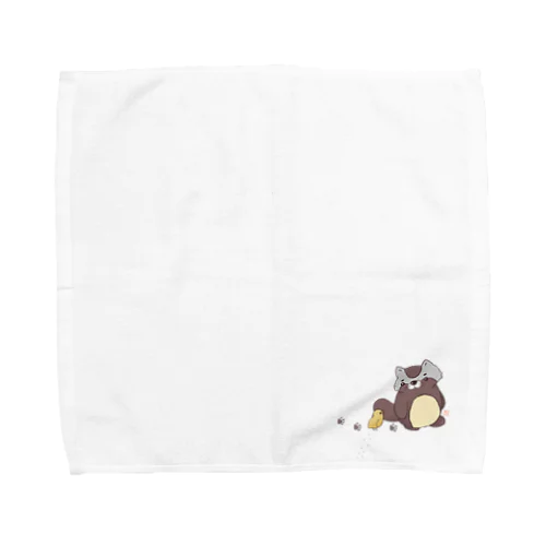 ぬくもりたぬき Towel Handkerchief