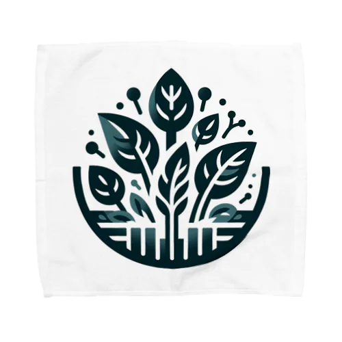 ほうれん草、緑、持続可能 Towel Handkerchief