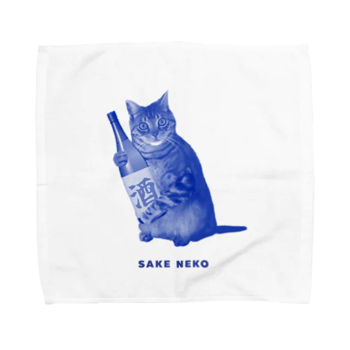 SAKE NEKO Towel Handkerchief