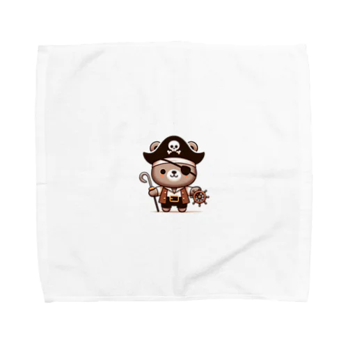 海賊冒険クマ Towel Handkerchief