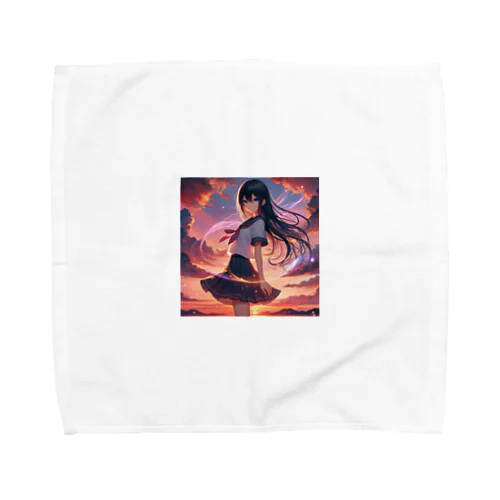 ファンタジー女子高生 Towel Handkerchief