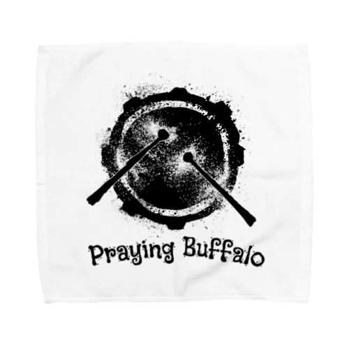 Praying Buffalo Snare Fat Towel Handkerchief