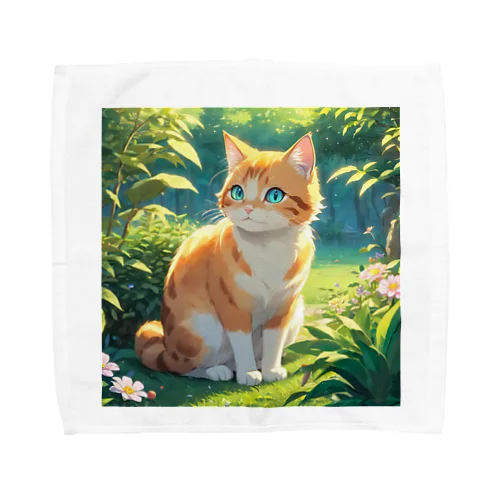 ファンタジー猫 Towel Handkerchief