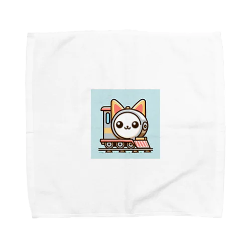 猫電車 Towel Handkerchief