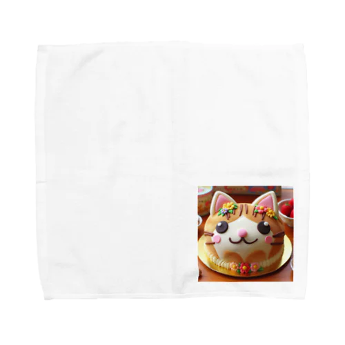 ねこケーキ２ Towel Handkerchief