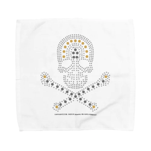 スワロ風スカル Towel Handkerchief