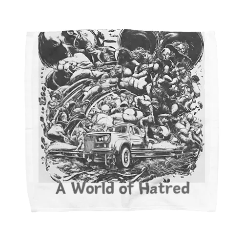 A World of Hatred Towel Handkerchief