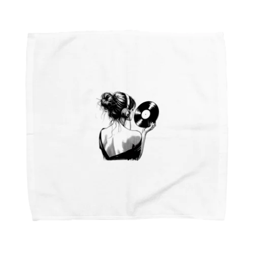 女性レコード Towel Handkerchief