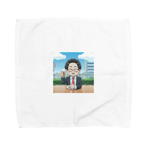 外で昼から乾杯＠サラリーマン Towel Handkerchief