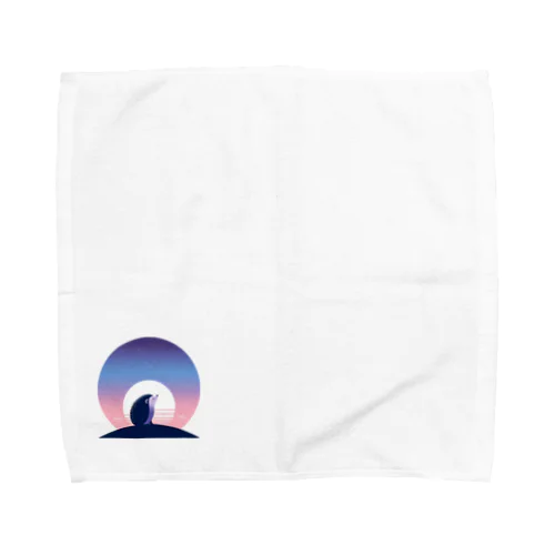 ハリネズミと夜空 Towel Handkerchief