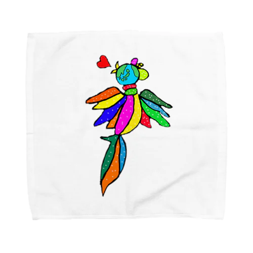世界を跨ぐ鳥 Towel Handkerchief