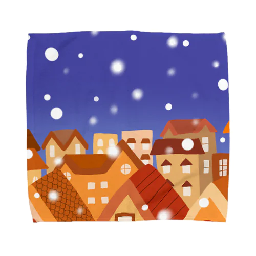 雪の降る夜　 Towel Handkerchief
