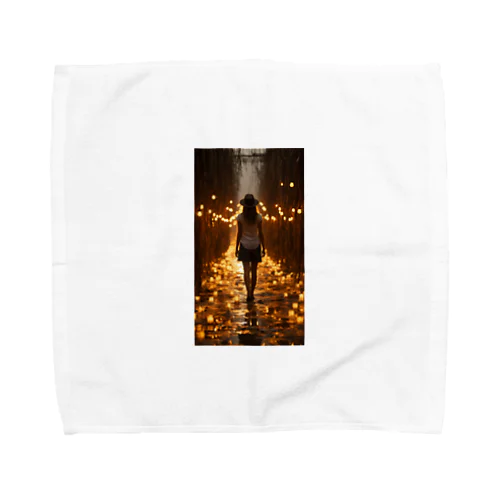 Journey Through the Lanterns Towel Handkerchief