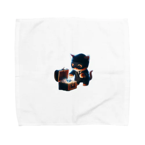 猫　泥棒 Towel Handkerchief