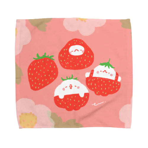 いちごしろいるか Towel Handkerchief